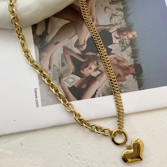 GP Heart Pendant necklace - Picture 2 of 6